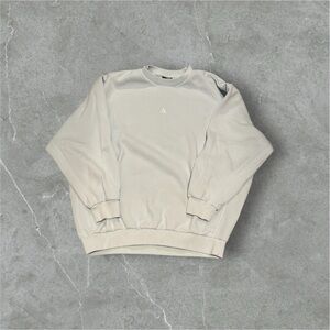 Adidas Women’s Sky Blue Oversized Fleece Pullover